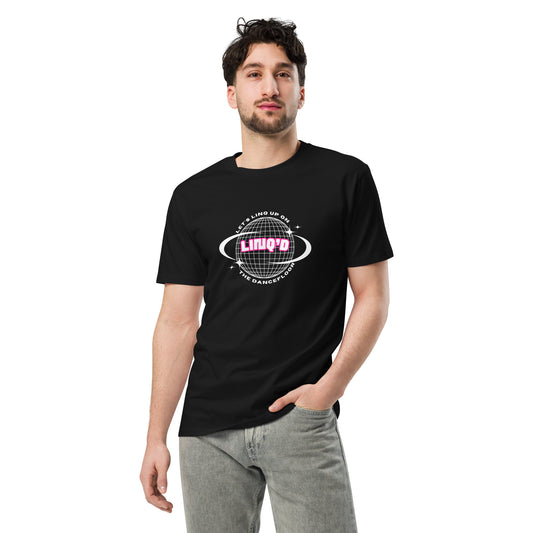 Let's Linq Up Disco Unisex T-Shirt (Black)